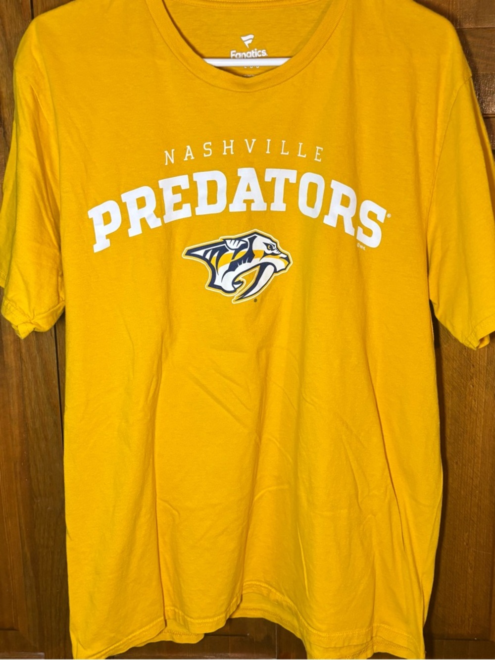 Fanatics Nashville Predators Gold Short Sleeve Tee - Picture 4 of 5